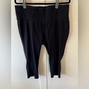 Ana‎ & Viv Livi Black Women’s Crop Plus Size Leggings Size 18/20